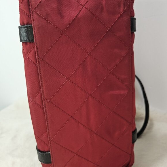 Prada Quilted Tessuto Nylon & Leather Tote Bag - Picture 6 of 16